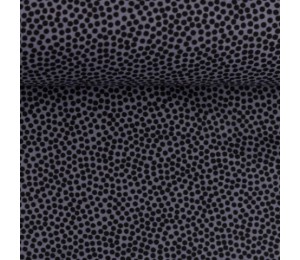 Baumwolle - Dotty dunkelgrau